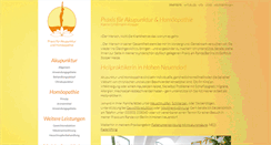 Desktop Screenshot of heilpraktikerin-grossmann.de